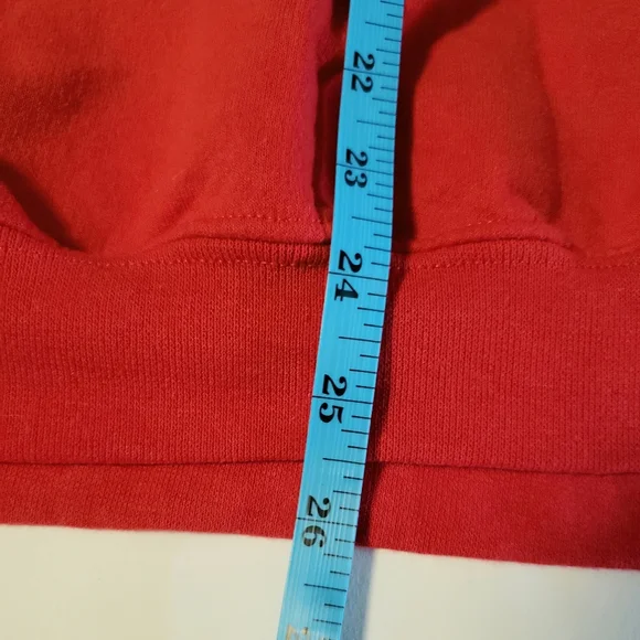 Red Crewneck Sweatshirt Happy Christmakuh Holiday Christmas Hanukah Adult XXL - Picture 6 of 6